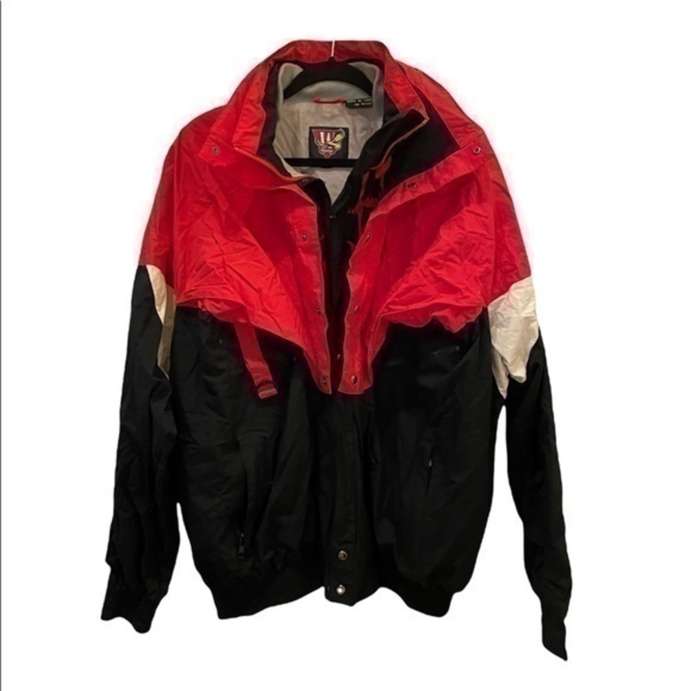 Winston Vintage Windbreaker Jacket 90s Red Black Men XL
Condition 7/10